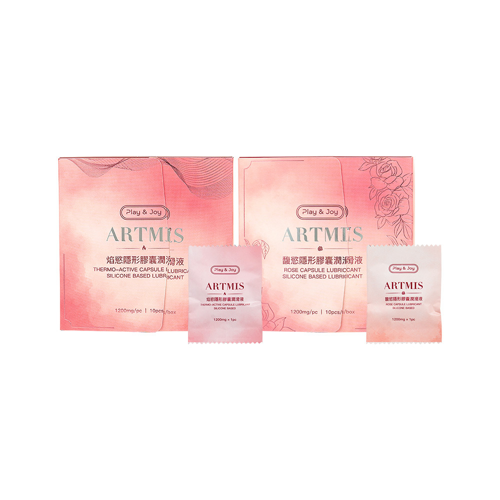 Gel bôi trơn dạng viên nang ARTMIS - Ấm nóng / Hương hồng